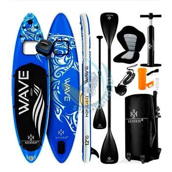 Сапборд Kesser Wave View 12'6 Blue