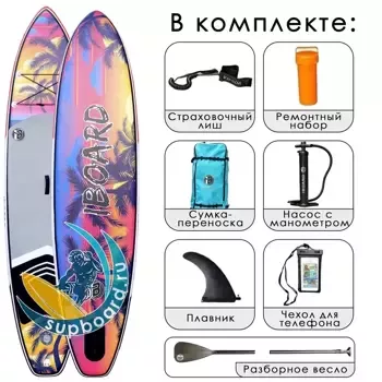 Надувная сап-доска iBoard 11x32 Пальмы