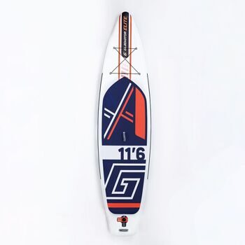 Gladiator Elite 11’6 sup-доска для двоих