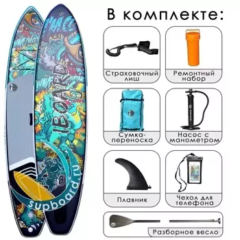 Сап-доска iBoard 11x32 Водяной